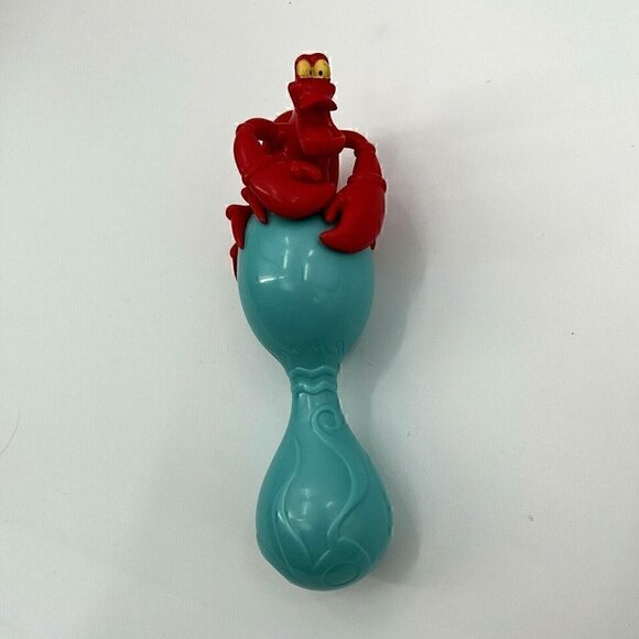 DISNEY The Little Mermaid Sebastian Flounder Maracas Rattle 2013 Jakks - Picture 2 of 7